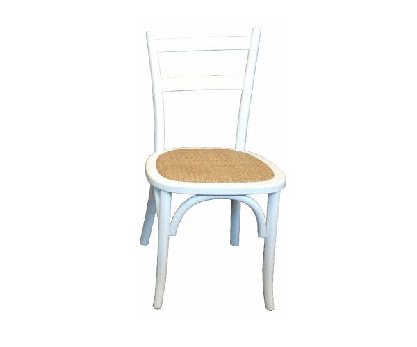 Chair with straight online back